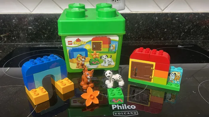 Caixa de lego duplo