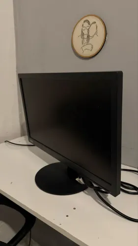 Monitor Lenovo Full HD 22" HDMI/VGA - Impecável, com Cabo HDMI e Energia