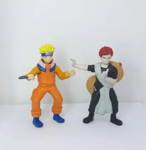 Conjunto 2 bonecos Naruto mcdonald's 2019 10cm