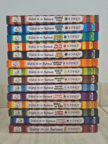 Coleção Livros Diário de um Banana do 1 ao 14