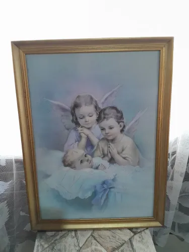Delicado Quadro com Anjos