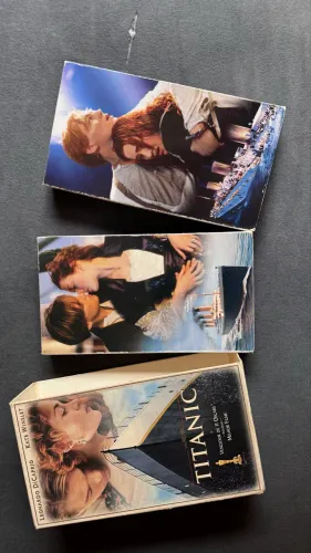 TITANIC VHS - 2 Fitas - Raro