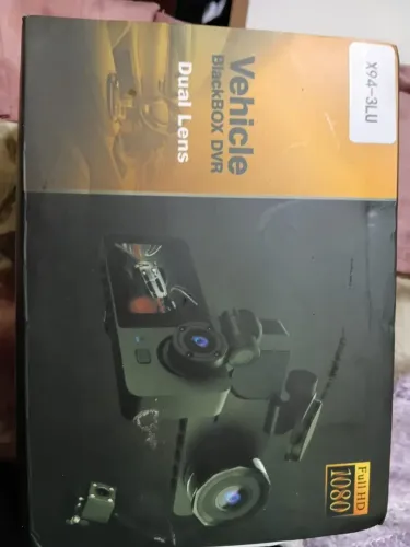 ? CÂMERA VEICULAR DVR BLACKBOX X94?3LU - DUPLA LENTE FULL HD 1080p
