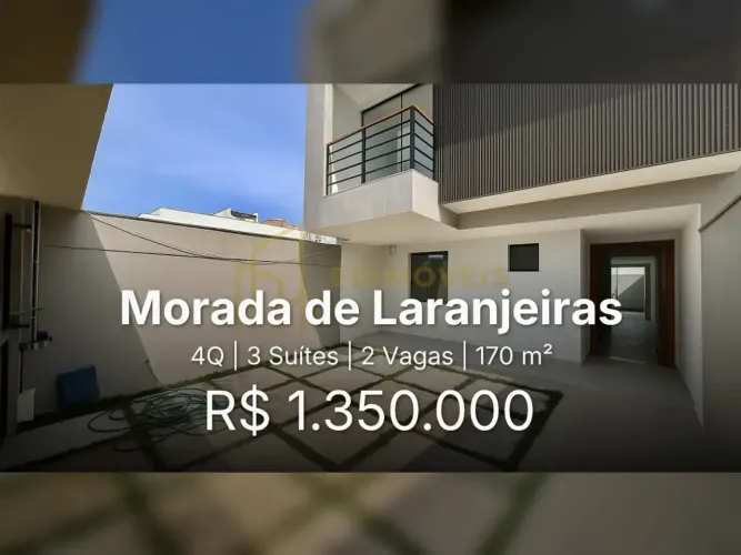 Seu Novo Lar: Casa Duplex com 3 Suítes em Morada de Laranjeiras!