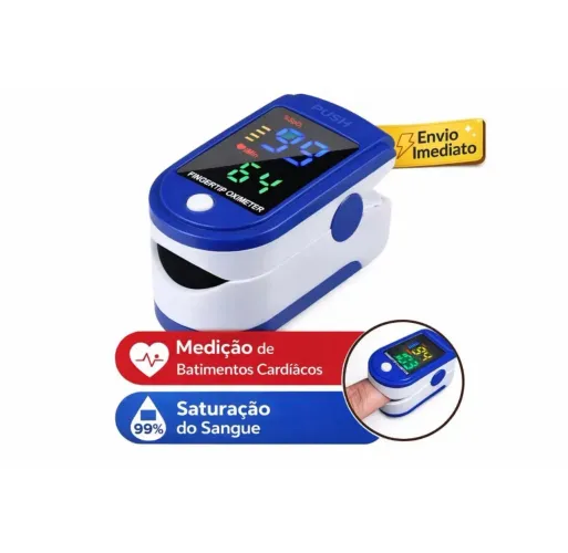 ?Oximetro Digital De Dedo / Medidor De Saturação e Batimentos Cardiacos Portatil