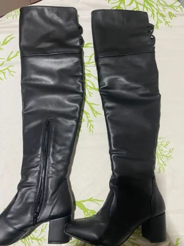 bota preta 2 em 1 33 nova