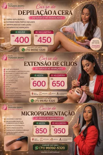 Cursos Profissionalizantes na Área da Beleza | Certificado