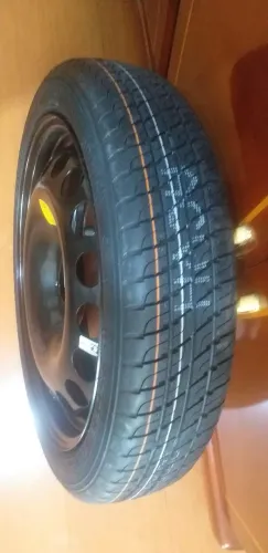 Estepe fino GM,VW,Fiat roda+pneu 125/70/R16