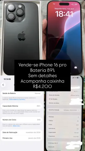 iPhone 16 pro 