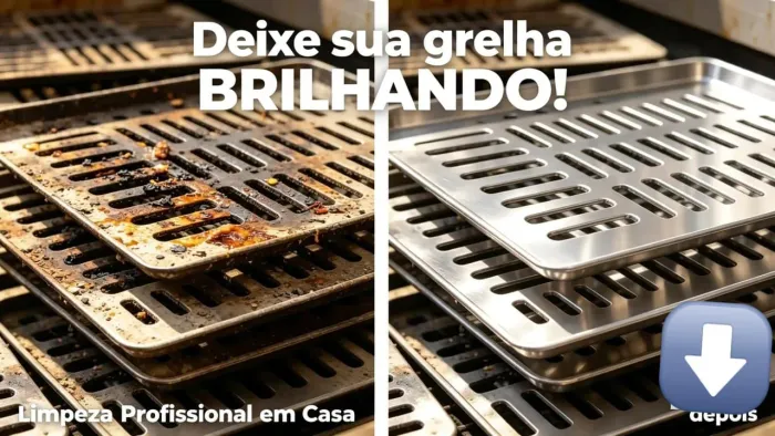 Limpamos grelhas e churrasqueira fogão 
