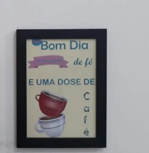 quadro cantinho do café 21x27cm