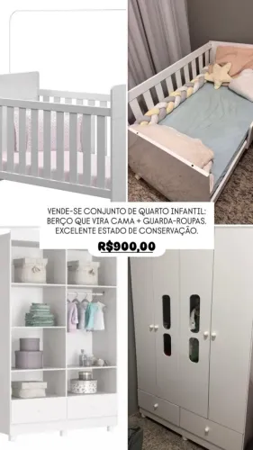 Conjunto de quarto infantil 