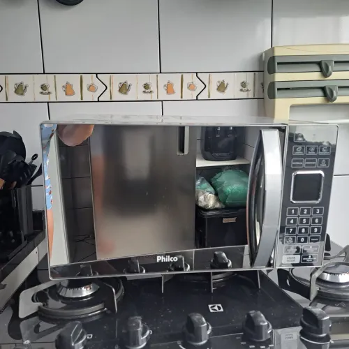 Vendo microondas com defeito