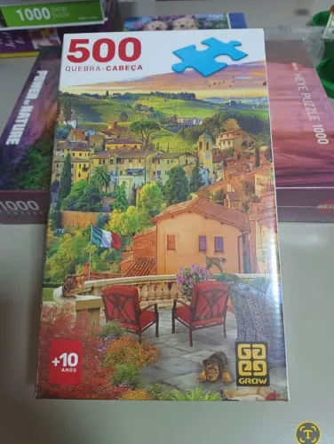 Quebra-cabeça Toscana Lacrado Belíssimo 500 peças