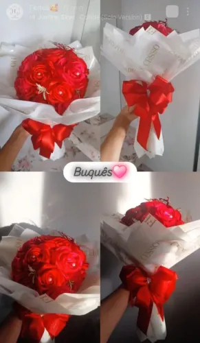Flores e Buques de Cetim