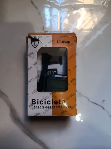 Velocímetro digital para bicicleta (ciclocomputador) da marca Lintian, modelo LT-8546.