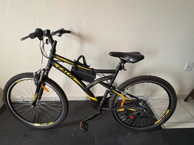 Bicicletas Caloi Aro 26 21 Marchas Andes Mountain Bike Preta