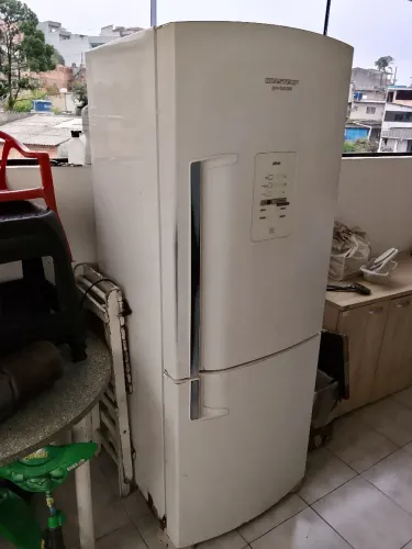 Geladeira Brastemp inverso 127v funcionando perfeitamente entrega grátis c/garantia 3 mês 