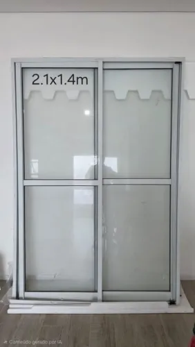 Porta Balcão alumio branco