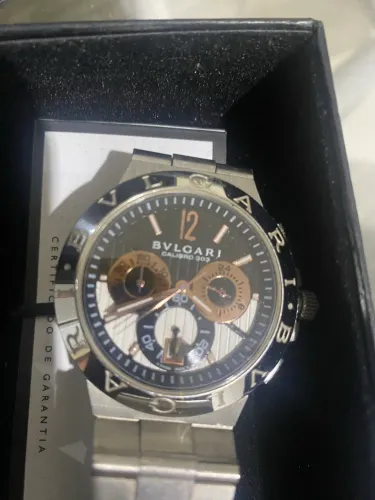 Relógio Bvlgari Diagono Calibro 303 Chronograph - Luxo e Precisão Suíça