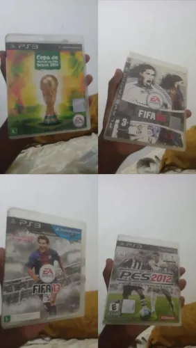 LOTE COM 4 JOGOS DE PS3 ? R$ 80,00! <br>