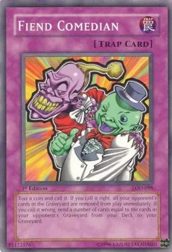 Yugioh!!! Fiend Comedian LOD-098 Common