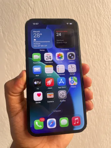 IPHONE 13 128GB, AZUL ESCURO, TODO ORIGINAL