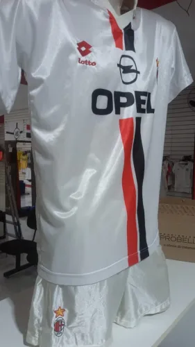 KIT CALÇÃO + CAMISA ORIGINAL MILAN 1995/96 NOVOS NUNCA USADOS 