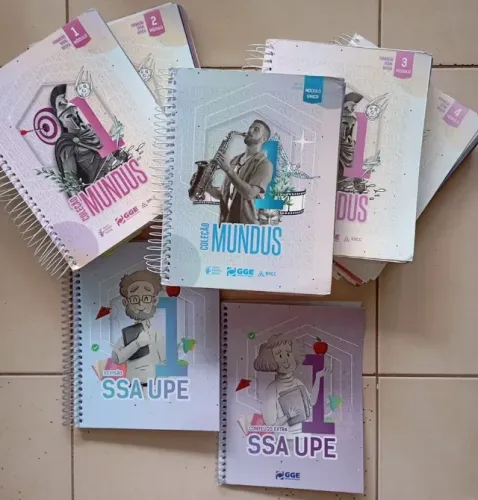 Apostilas Mundus GGE - Coleção 2025 (Livros) + Revisão SSA/UPE