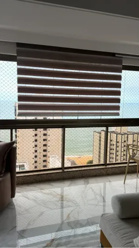 Cortina motirizada materia doble Vision, para espaço 9 metros e 2.40 altura