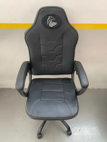Cadeira Gamer Preta & Cinza 