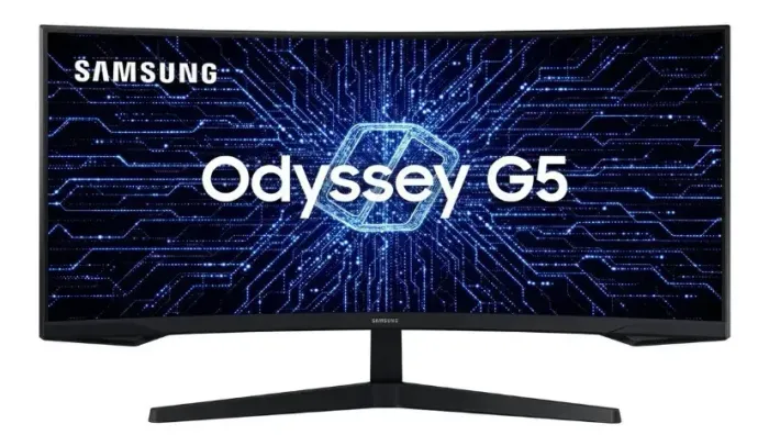 Monitor Gamer Samsung Odyssey G5 34" Tela Curva Ultrawide, 165Hz