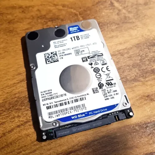 HD 1TB Notebook Western Digital Blue, 5400RPM, 150MB/s, 2.5" 1 TB (Funcionando 100%)