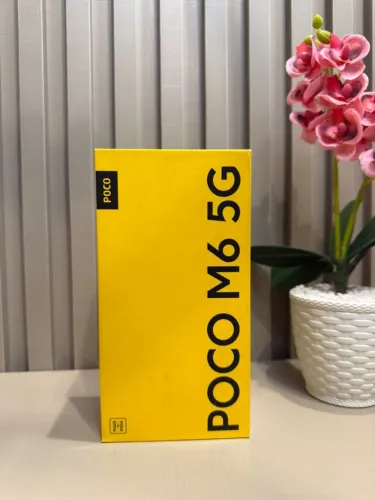 XIAOMI POCO M6 5G - 128GB | NOVO/LACRADO | 3 MESES DE GARANTIA | LOJA FÍSICA