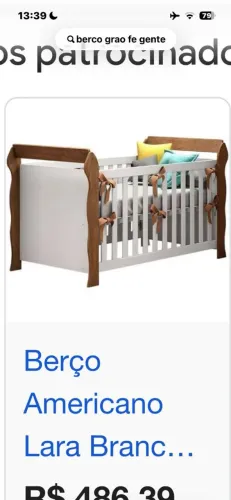Berço americano Lara