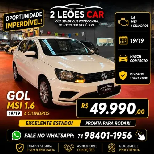 Volkswagen Gol Geração VII MSI 1.6 8V Flex Mec. 4P 2019