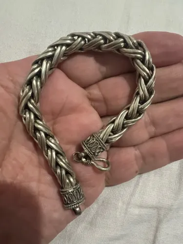 Pulseira de Prata de Bali 925.