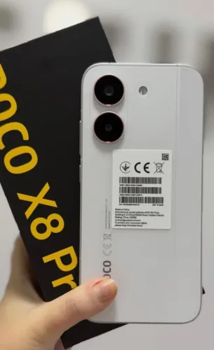 Celular Xiaomi Poco X8 Pro 5G Branco 512GB + 12GB branco Novo Original**