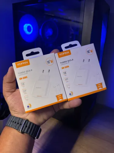 Carregador 18w iPhone ou Android ( cada ) 