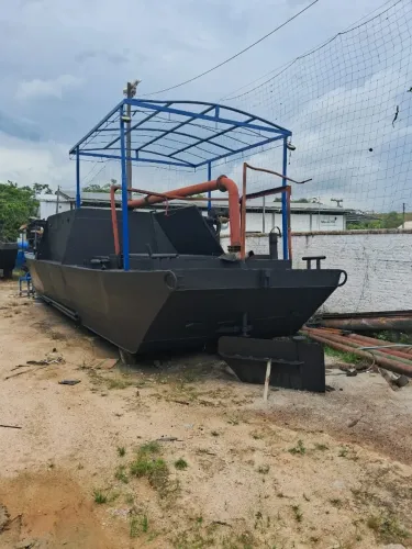 draga autocarregavel 10m cubicos 5" polegadas.