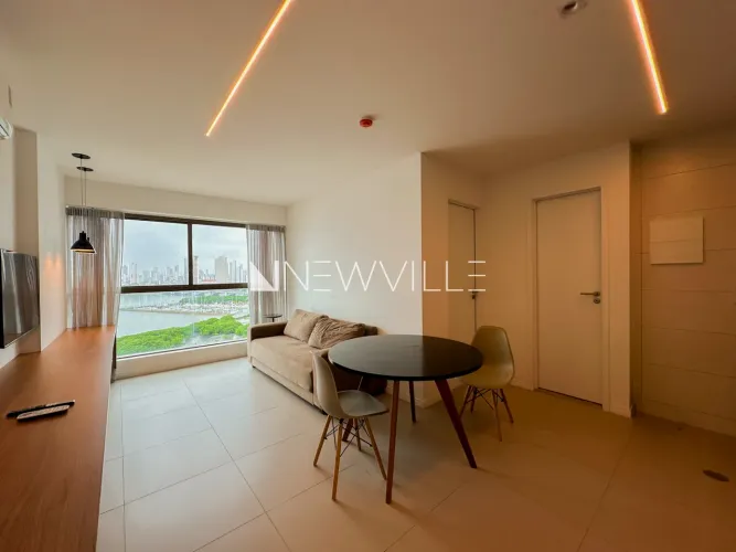 Apartamento para locação no Edifício Parque do Cais, em São José 35,47m², mobiliado, 1 qu