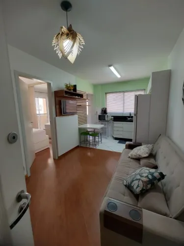 Apartamento (1 quarto ) mobiliado bem distribuído, perfeito para solteiros ou casais 