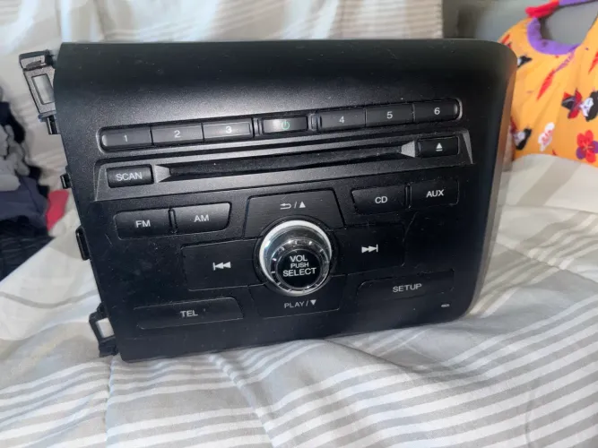 Rádio Som Original Honda Civic 2012 a 2016 (Clarion 39100-TT4-M11)