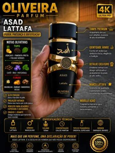 Perfume Asad Lattafa Original 