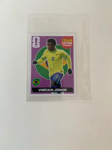 figurinha extra stickers Vini Júnior Regular