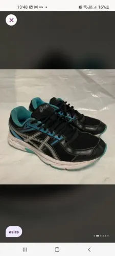 Tenis asics 34 original s palmilha