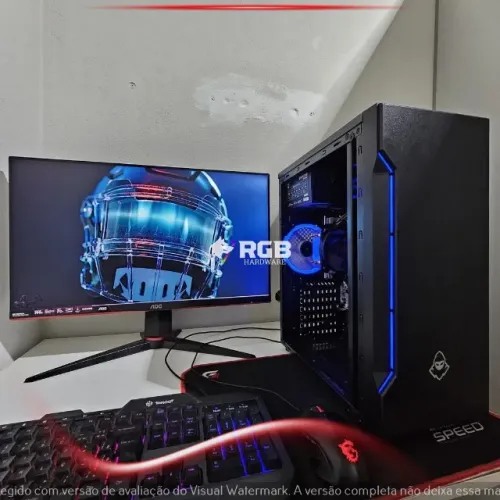 PC GAMER - Athlon 3000G + RX VEGA 3 + RAM 8GB + SSD 256GB 12X SEM JUROS