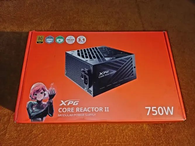 Vendo Fonte XPG Core Reactor II 750W, 80 Plus Gold, totalmente modular e *Nova de Fábrica*