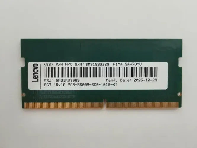 Memória RAM DDR5 8GB 5600MHz Notebook