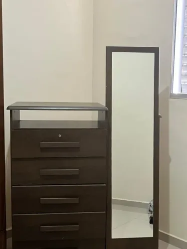 Móvel 3 em 1 - cômoda, sapateira e espelho